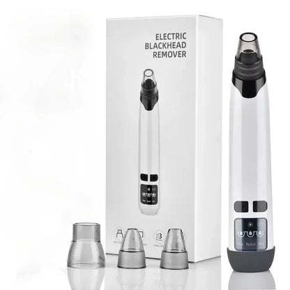 USB Electric Blackhead Removal Vacuum with Suction - Facial Pore Cleaner for Acne and Pimple Extraction