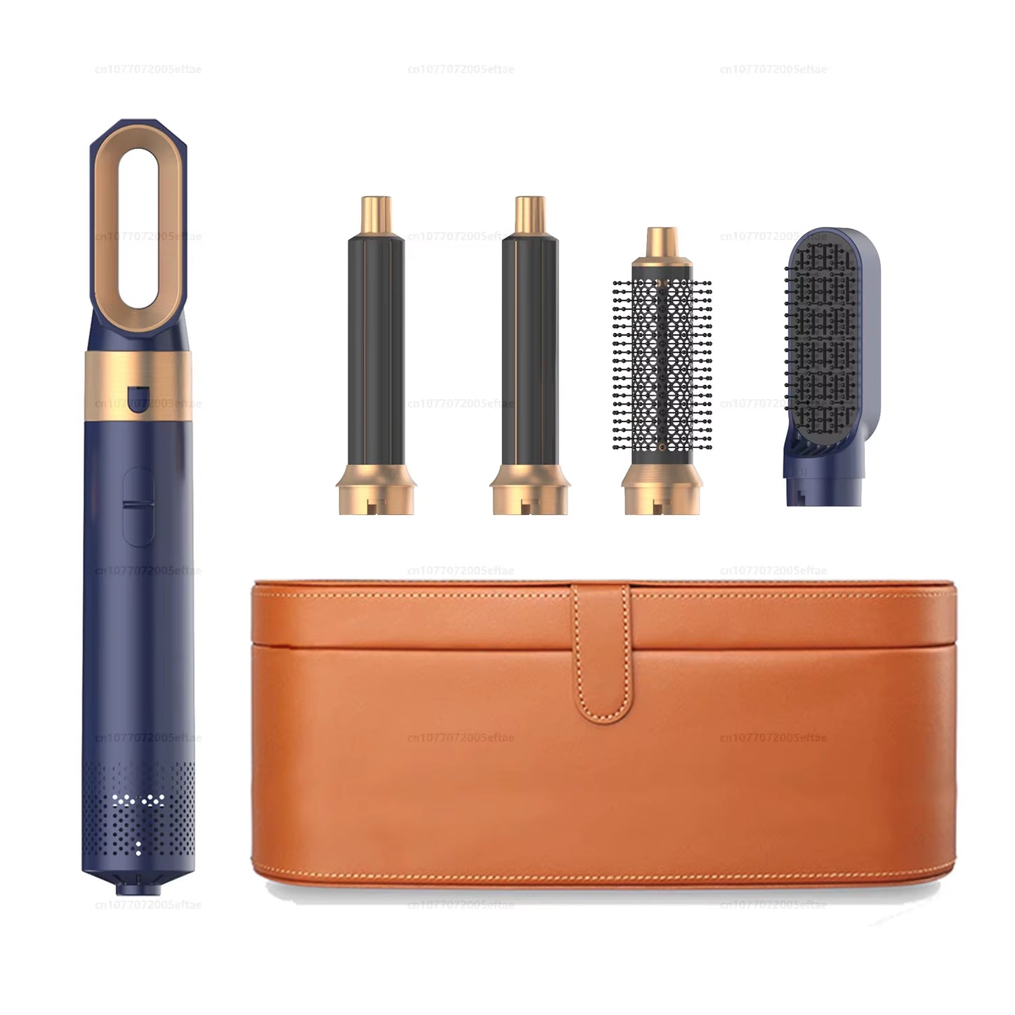 5-in-1 Professional Hair Dryer and Hot Air Brush with Curling Barrel