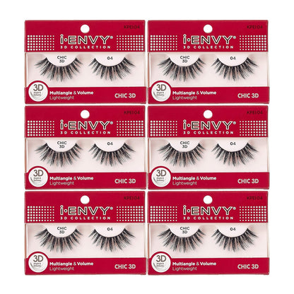 I-Envy 3D Glam Collection: Two Pairs of Multi-Angle and Volume False Eyelashes