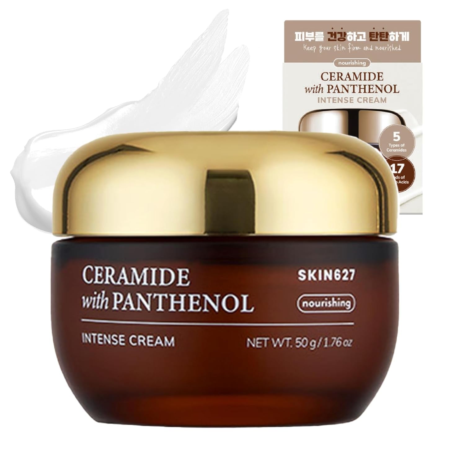 SKIN627 Daily Hydrating Face Moisturizer with Hyaluronic Acid and Squalane, 1.76 oz - Korean Skincare Formula