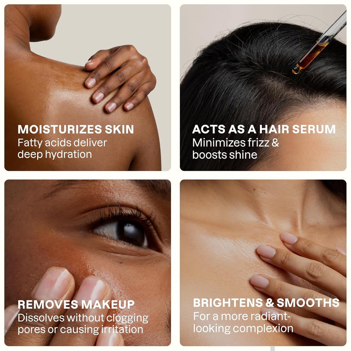 Organic Rosehip Seed Oil for Face - 100% Pure, Cold-Pressed Face Oil for Glowing Skin & Hair