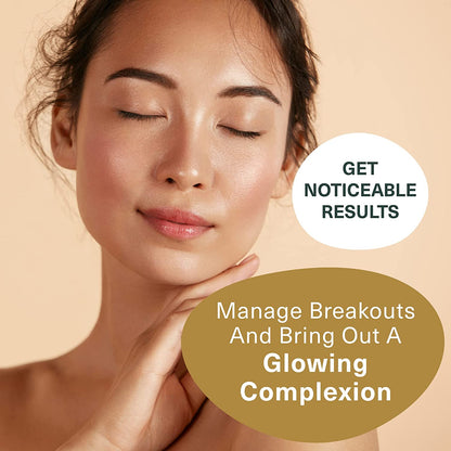 Glycolic Acid Exfoliating Facial Cleanser and Scrub with 10% Glycolic Acid, AHA, and Salicylic Acid - 6 Fl. Oz