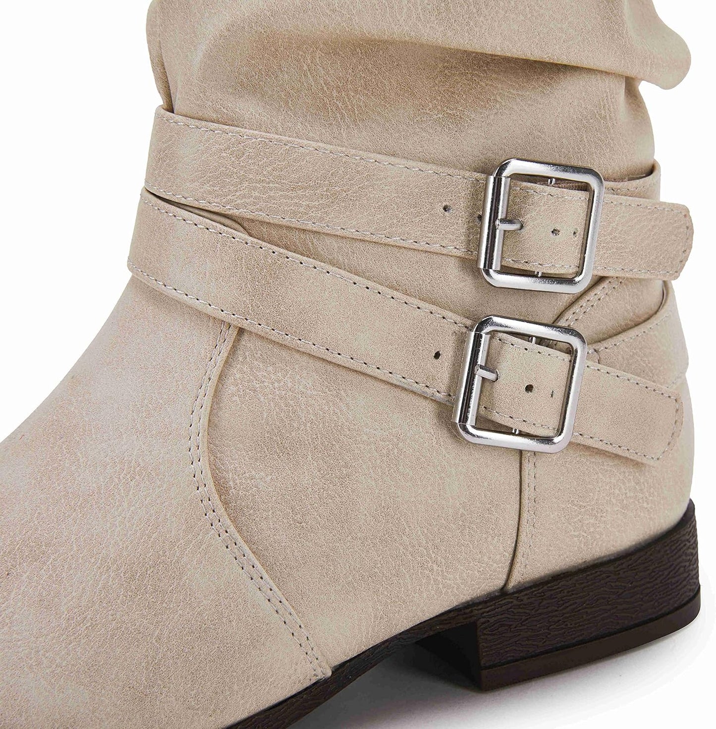 The Aspen Winter Bootie | Mid-Calf Faux Leather Boots | Bliss N' Bare