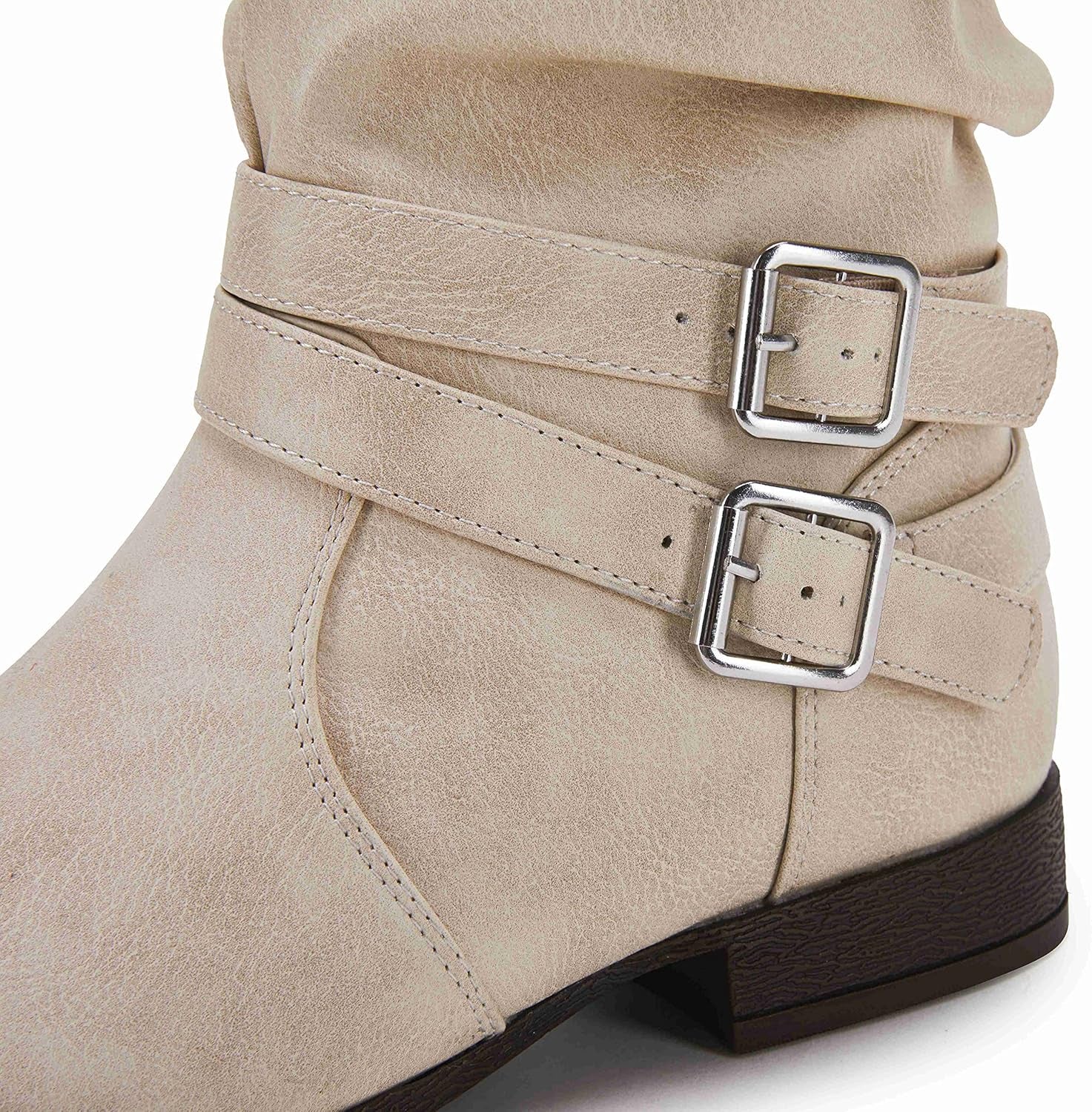 The Aspen Winter Bootie | Mid-Calf Faux Leather Boots | Bliss N' Bare