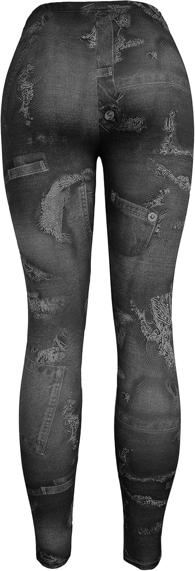 Kmystic Fun Print Leggings | Women's Cotton Blend Workout & Casual Leggings | Unique Artistic Designs | Bliss N Bare