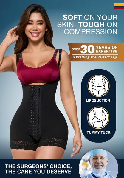 Stage 2 Faja | Post-Surgery Tummy Tuck Compression Garment | Colombian Body Shaper Shapewear | Bliss N Bare