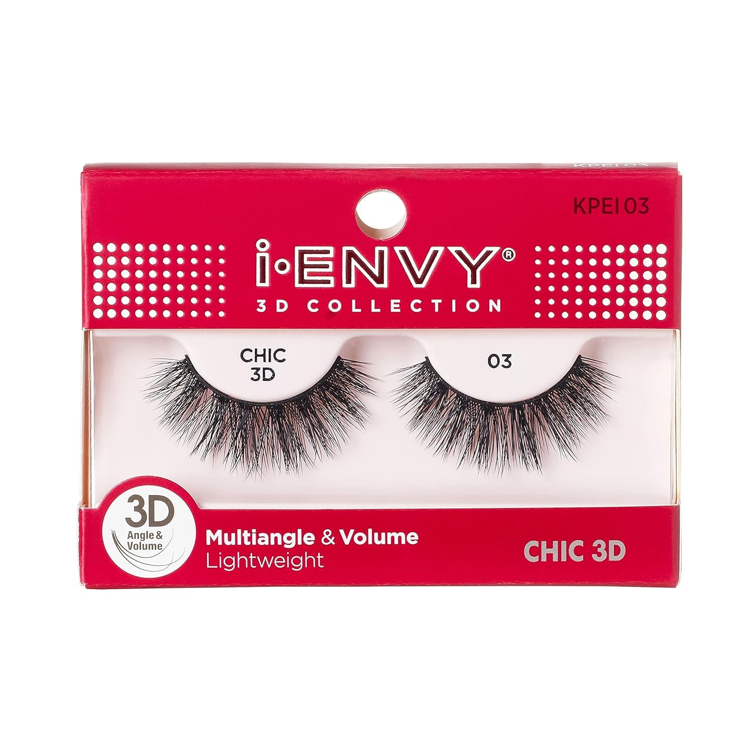 I-Envy 3D Glam Collection: Two Pairs of Multi-Angle and Volume False Eyelashes