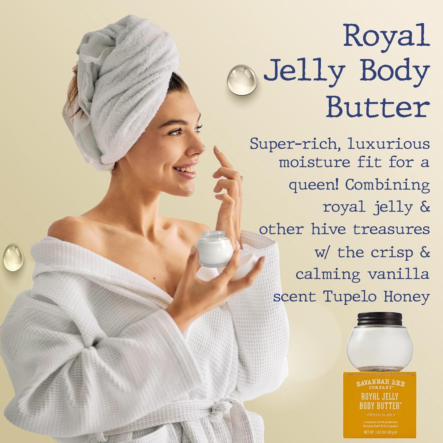 Royal Jelly Deep Hydration Body Butter for Dry Skin