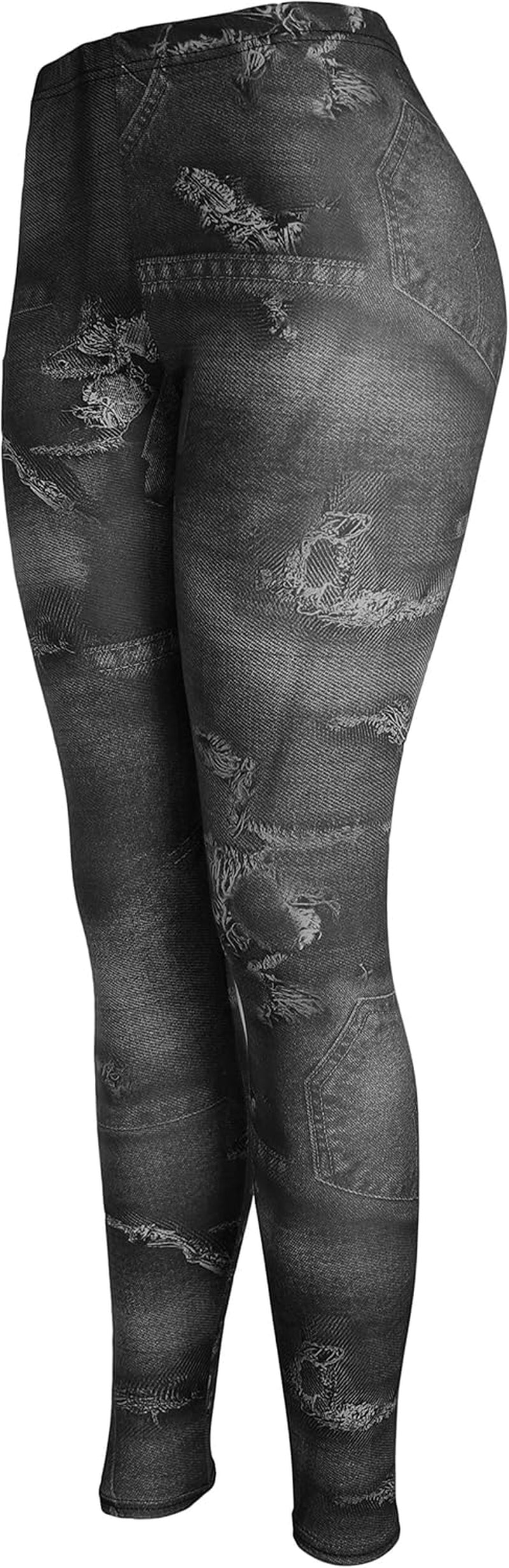 Kmystic Fun Print Leggings | Women's Cotton Blend Workout & Casual Leggings | Unique Artistic Designs | Bliss N Bare