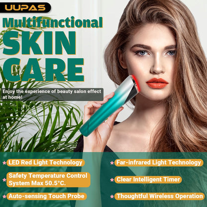 LED Infrared Facial Red Light Therapy Device for Skin Rejuvenation