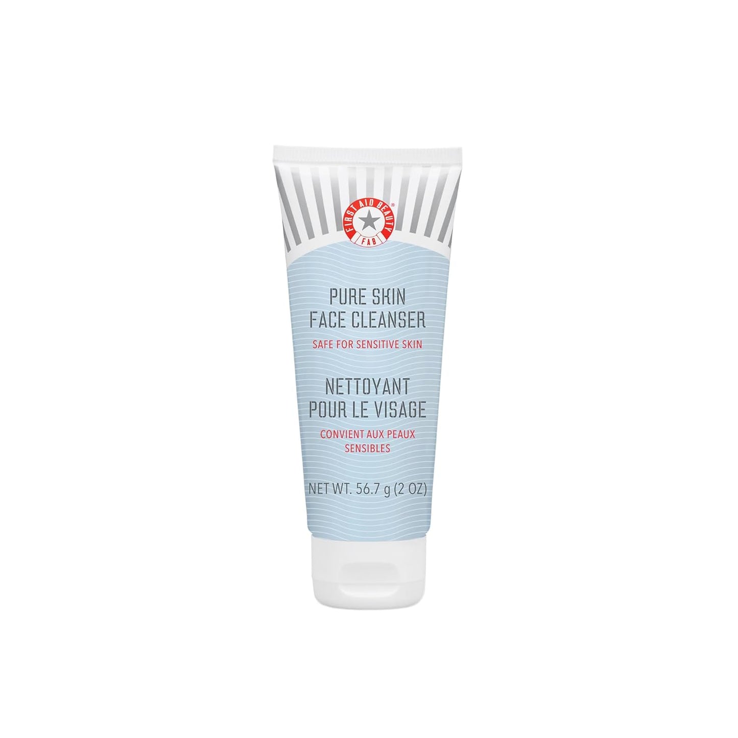 Pure Skin Face Cleanser - Gentle Cream Formula for Sensitive Skin with Antioxidant Enrichment, 5 Oz