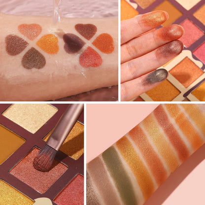 Toffee Fusion Nude Eyeshadow Palette - 48 High-Pigment Neutral Shades for Professional Makeup Artistry - Versatile Matte, Glitter, and Shimmer Finish Collection for Women and Girls